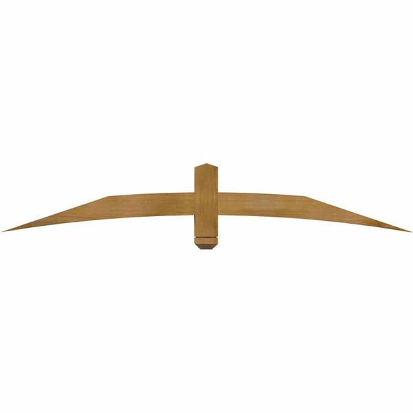 Ekena Millwork Bellingham Rough Sawn Timber Gable Bracket, Western Red Cedar, 72"W x 12"H x 4"D x 4"F, 4/12 Pitch GBW072X12X0404BEL00RWR - main